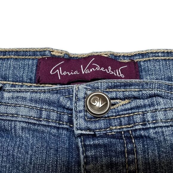 VINTAGE Gloria Vanderbilt Light Wash Stretch Jeans - Picture 8 of 10